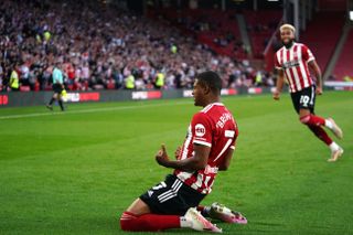 Rhian Brewster finally got off the mark for Sheffield United to help them win 1-0 at home to Carlisle