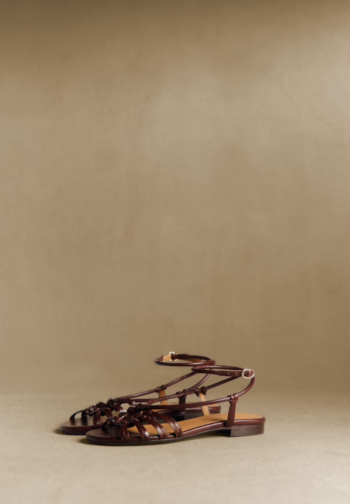 Gloria Low Sandals - Smooth Chocolate - S&amp;eacute;zane