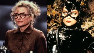 michelle pfeiffer as selina kyle and batwoman in batman returns