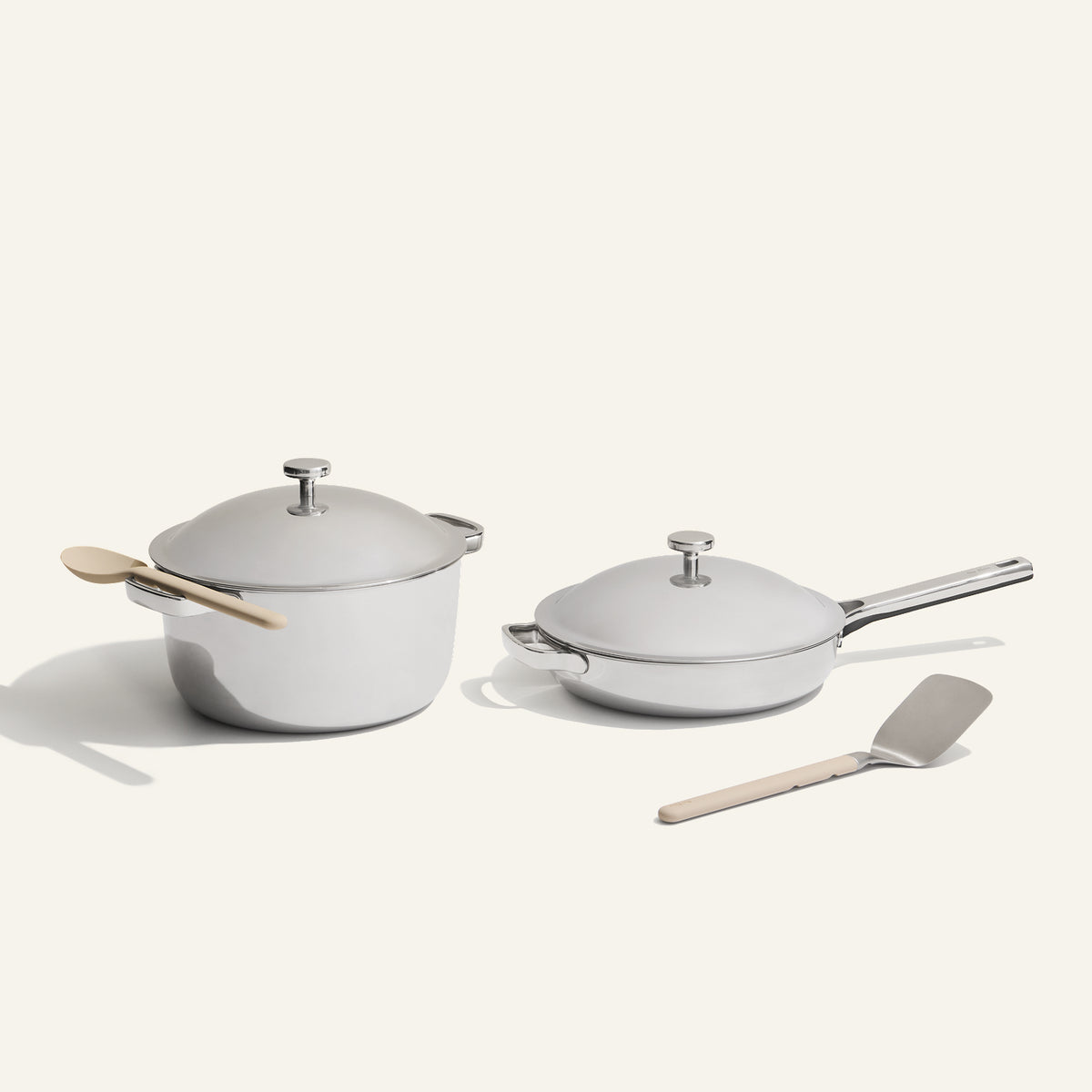 Chrome - Titanium Pro Cookware Duo