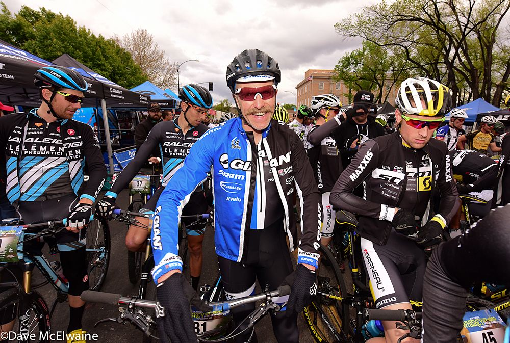 Giant&rsquo;s Carl Decker on the front row of the neutral start