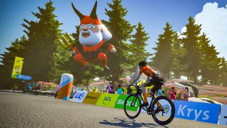 Zwift virtual cyclers