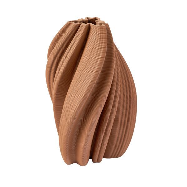 Westwing Collection, 3d Printed Porcelain Vase Melody, H 29 Cm