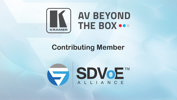 Kramer Joins SDVoE Alliance as Contributing Member