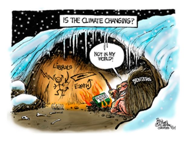 Political cartoon climate change