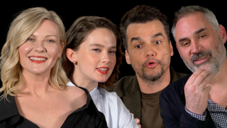 Kirsten Dunst, Cailee Spaeny, Wagner Moura and Alex Garland interview for "Civil War."