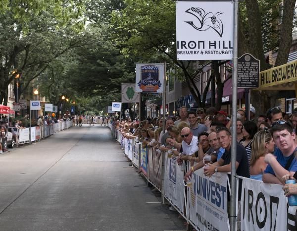 Huge crowds came out to see the action.