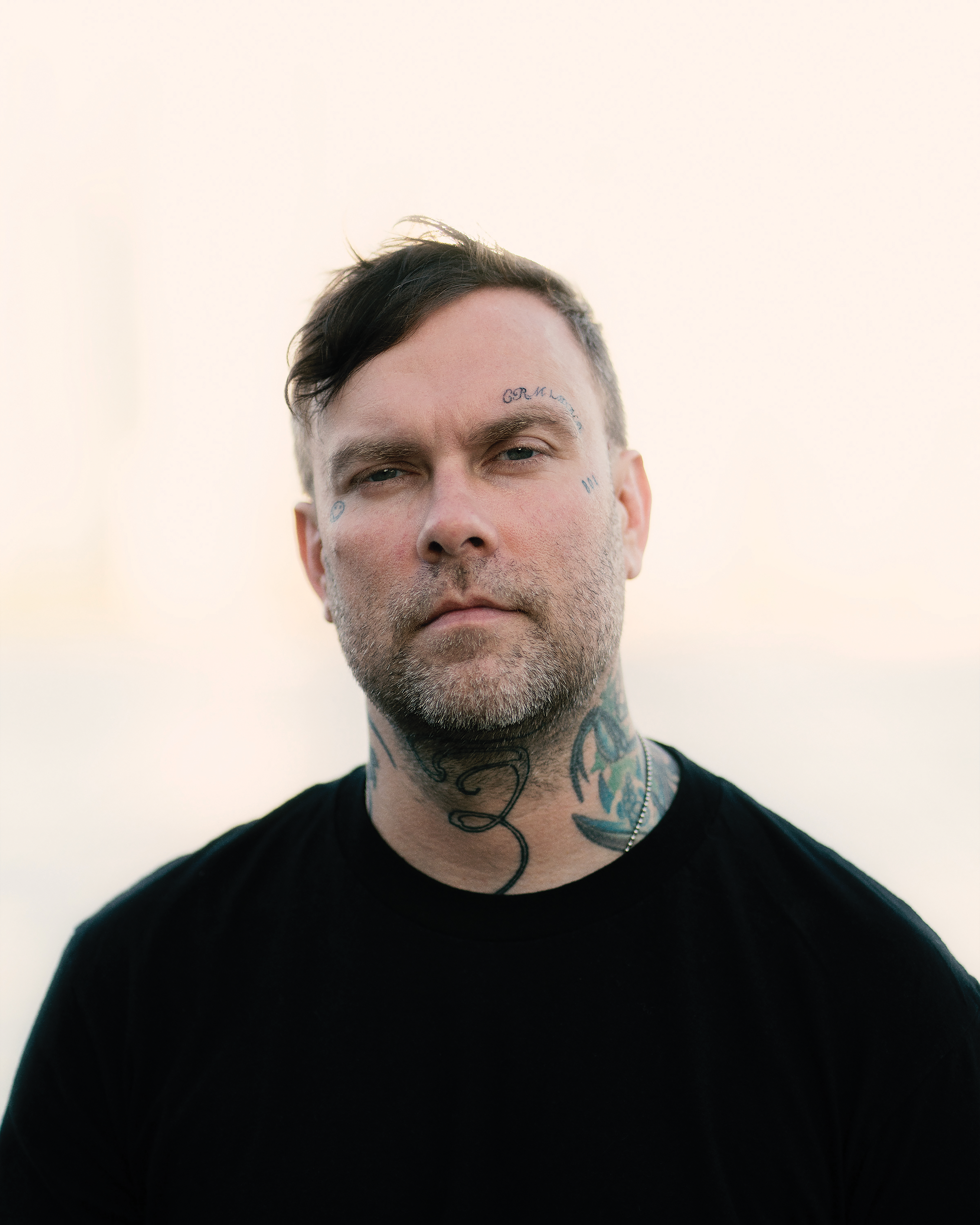 Bert McCracken looking solemn