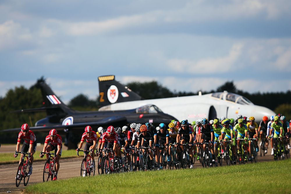 The peloton in action during stage 7.