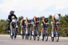 Lidl-Trek in the opening team time trial of the Vuelta Femenina