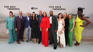 The cast and crew of Five Days at Memorial