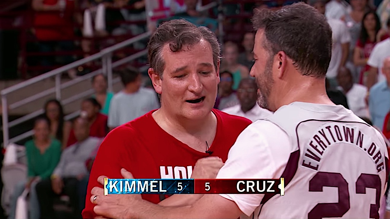 Jimmy Kimmel s one on one game with Ted Cruz was a sloppy mess