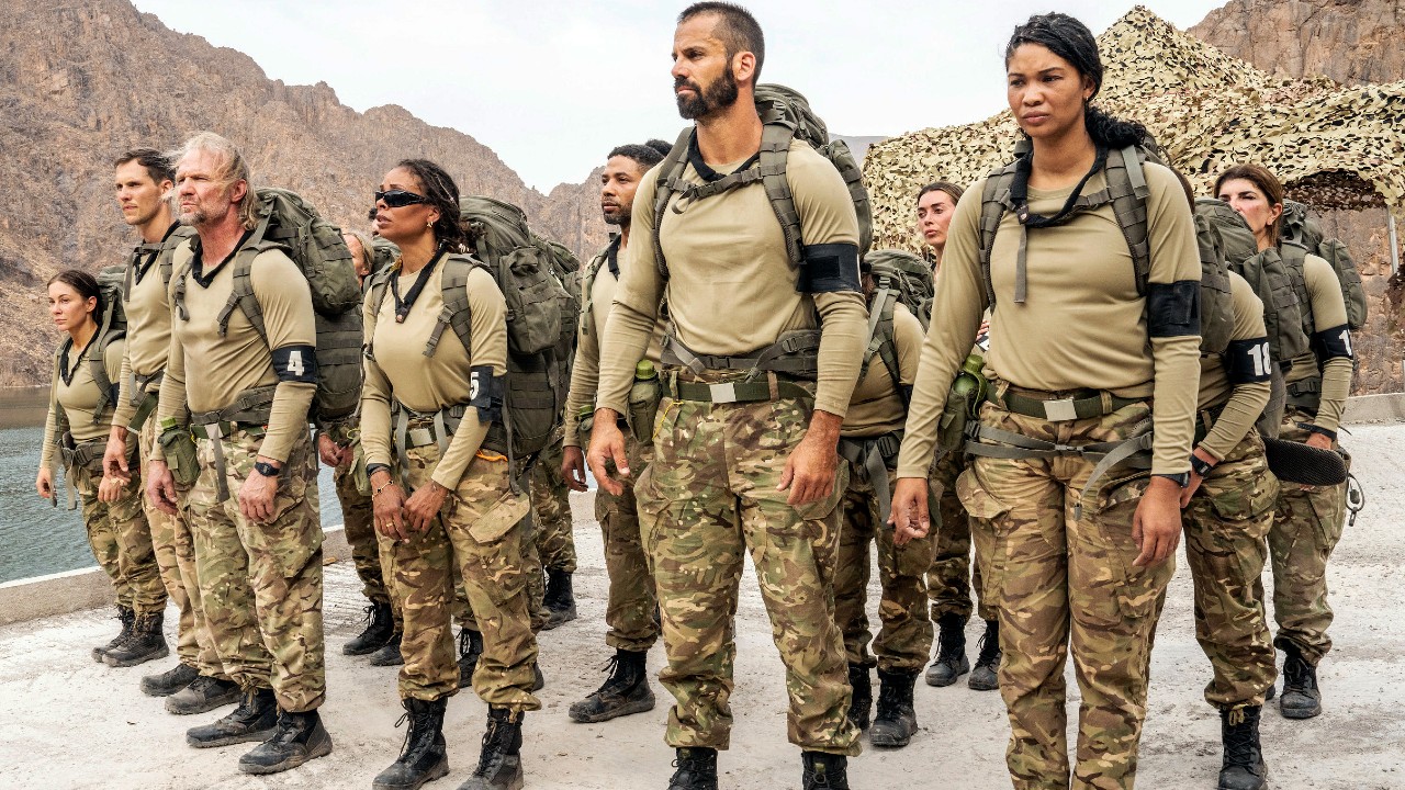 The celebrities preparing to go through their trials.