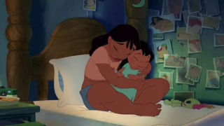 Nani and Lilo in Lilo & Stitch.