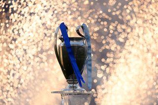 Champions League 2022/23: The Champions League Trophy is seen prior to the UEFA Champions League Final between Manchester City and Chelsea FC at Estadio do Dragao on May 29, 2021 in Porto, Portugal.