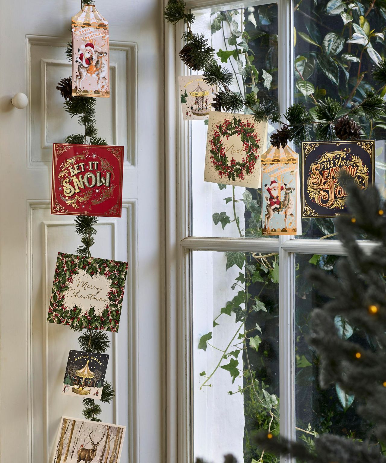 Christmas window decor ideas: 20 festive ideas you'll love | Homes and ...