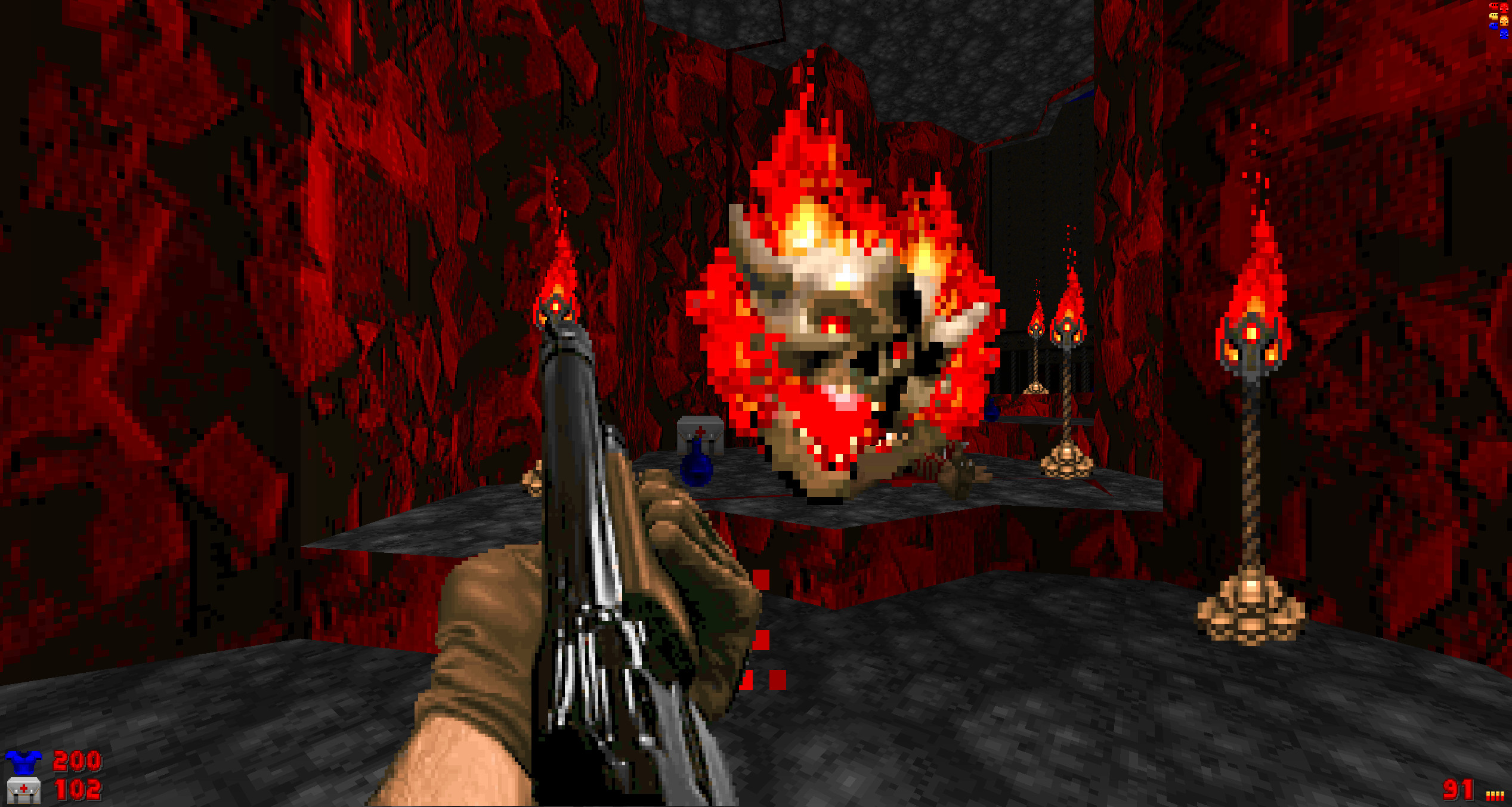 SIGIL II, Doom's sixth campaign episode, running on a modern PC gaming rig