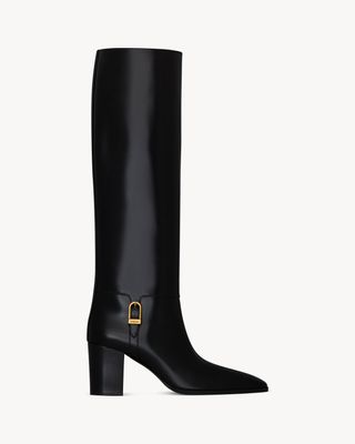 Women's Julia Boots in Smooth Leather in Black