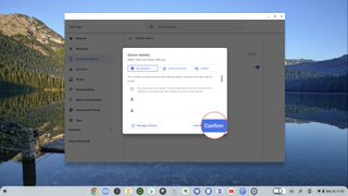 Set up Nearby Share on Chromebook