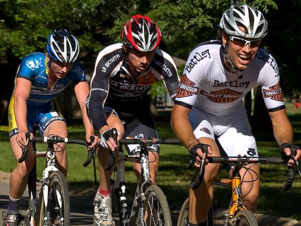 Members of the breakaway found themselves at maximum trying to match the pace of Adam Myerson (Cycle-Smart).