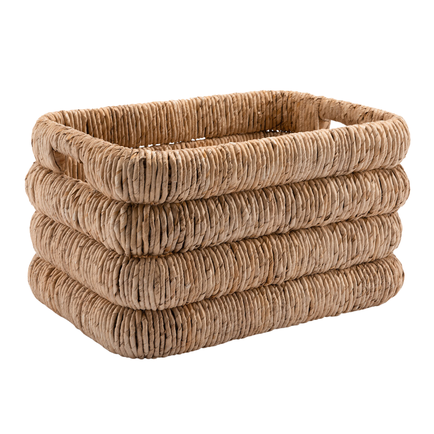 A banana bark woven basket