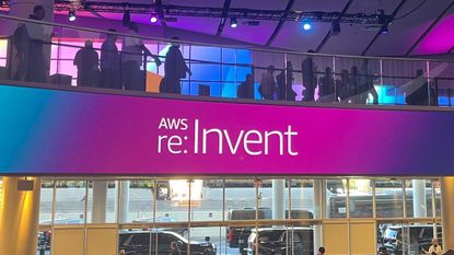 AWS re:invent 2024 signage
