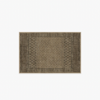 Small tan rug