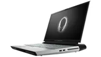 The Alienware Area-51m gaming laptop on a white background