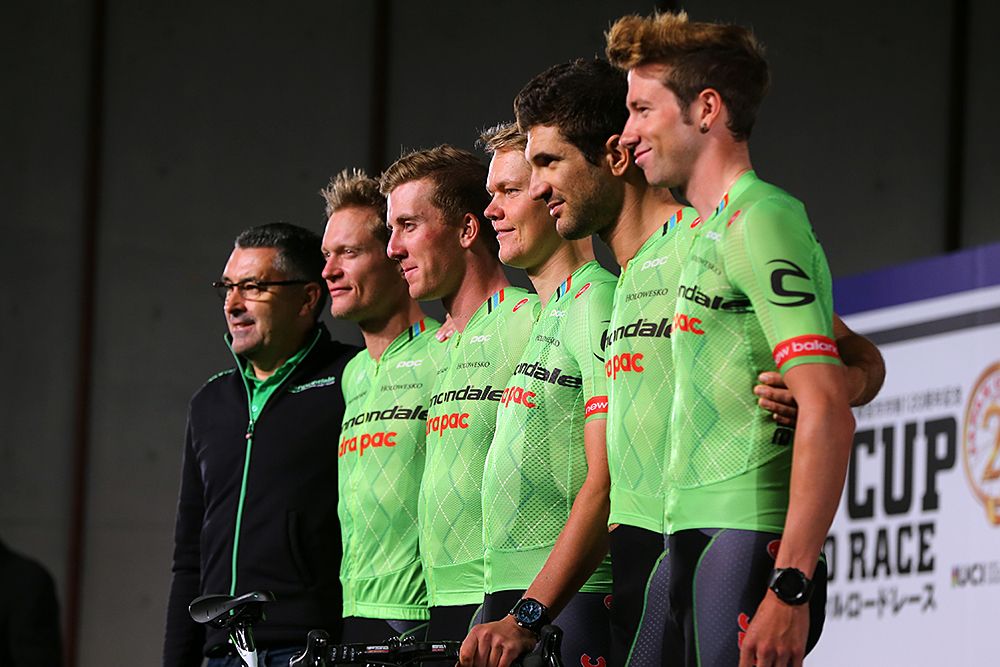 Cannondale-Drapac at 2016 Japan Cup team presentation