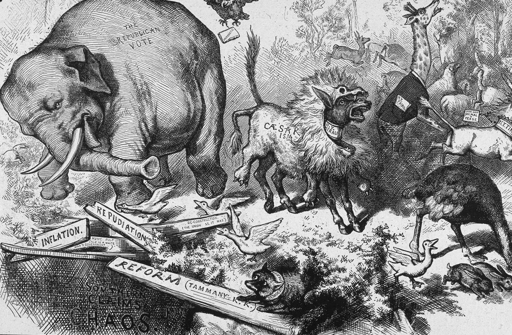 'Third Term Panic' (1874) by Thomas Nast