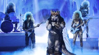 Husky performs in I Wanna Rock Night on The Masked Singer season 10 