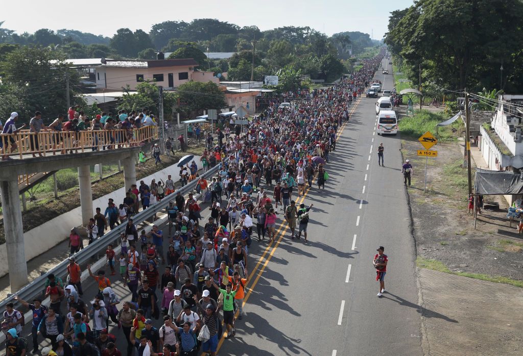 Migrant caravan.