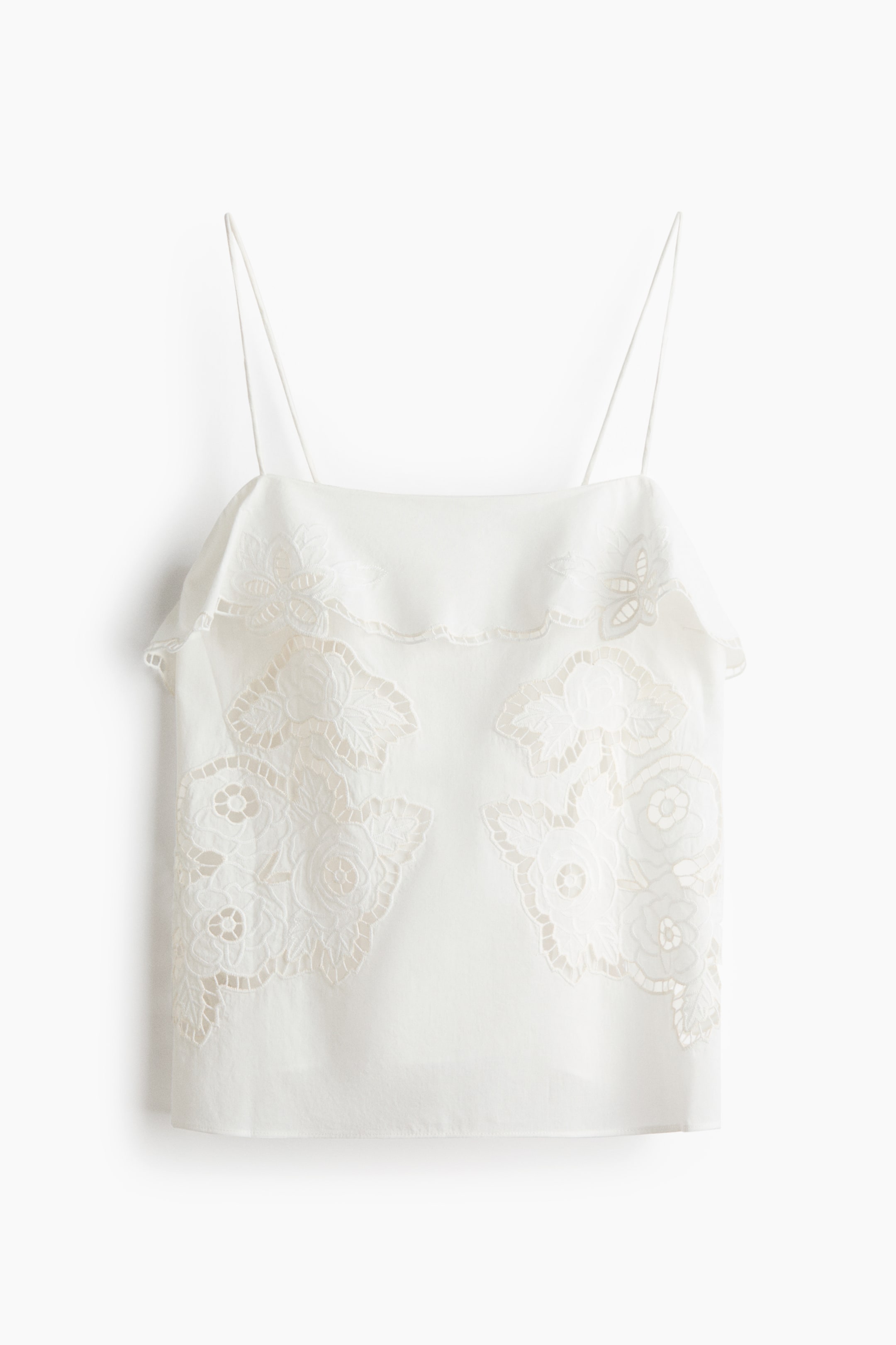 Broderie Anglaise Strappy Top