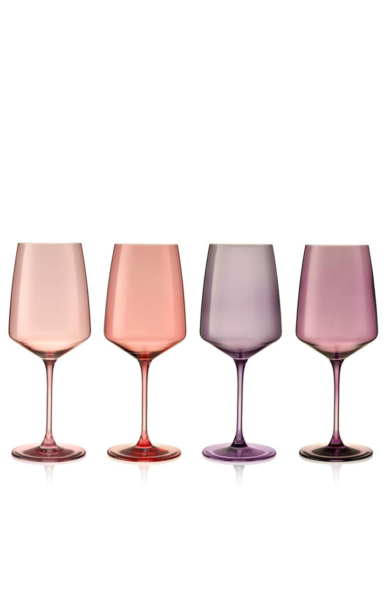 Reserve Nouveau Crystal Wine Glasses Set of 4