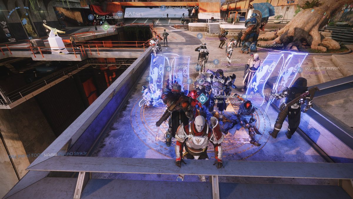 Destiny Players Are Gathering In The Tower To Pay Last Respects To Lance Reddick Pc Gamer 