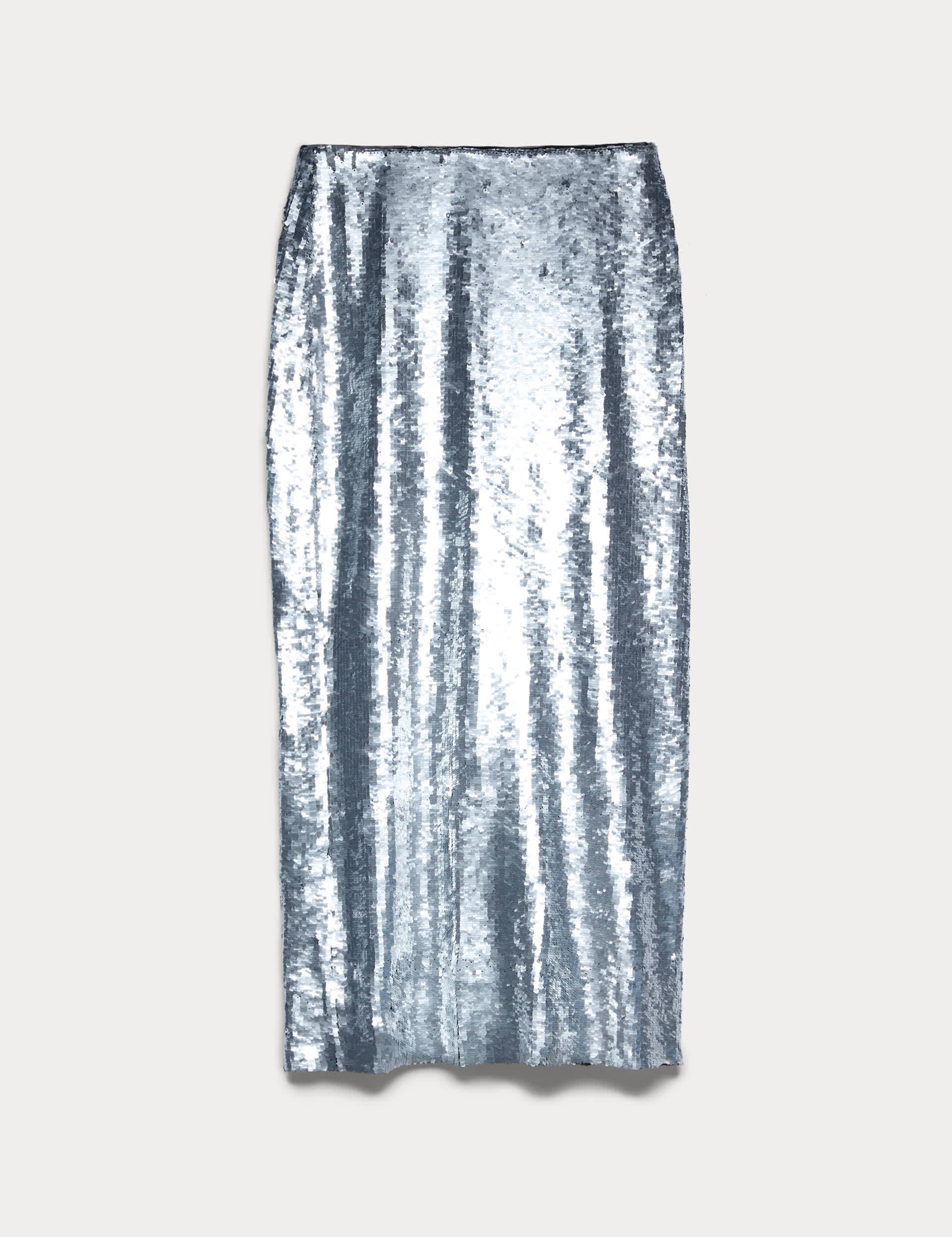 Sequin Midi Column Skirt