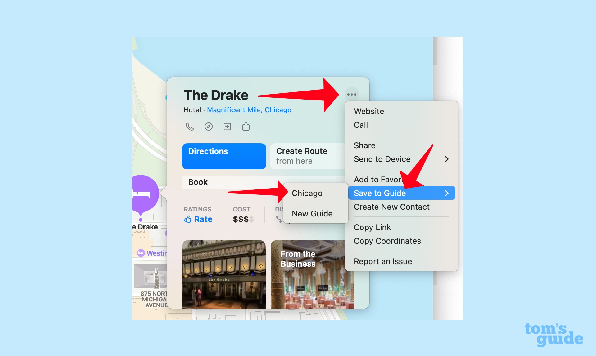 how to create guides in apple maps add items to your guide