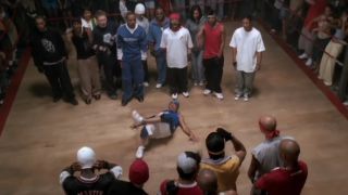 A dance battle being waged in You Got Served.