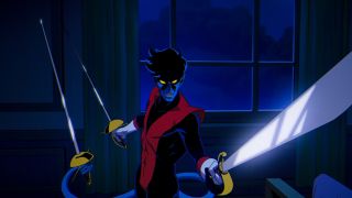 Nightcrawler wielding three swords in X-Men &#039;97