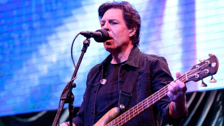 Kasim Sulton, former member of the band Utopia, performs onstage at The Belasco on November 12, 2021 in Los Angeles, California. 