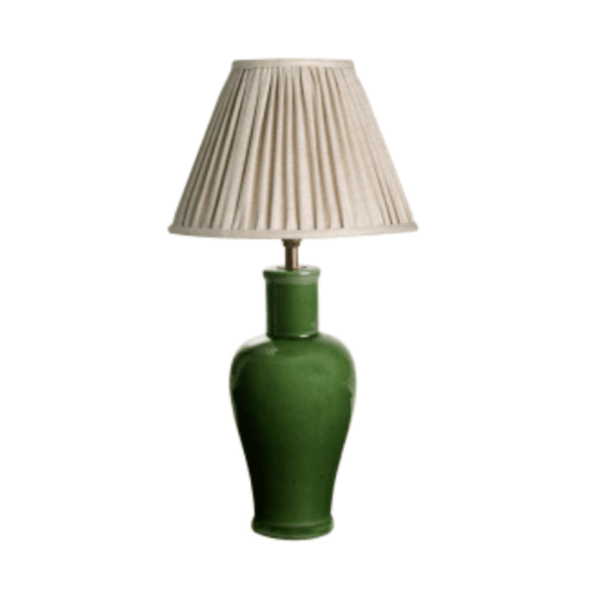Smaller Lolita Bedside Lamp in an Emerald Glaze