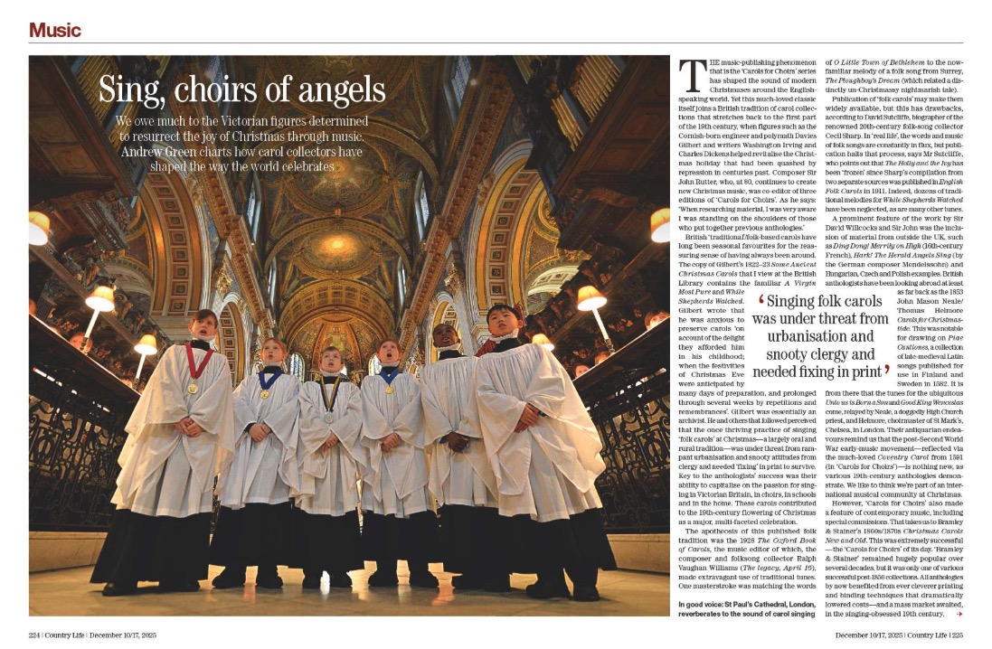 Spreads from Country Life 10 December 2025