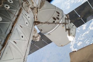 SpaceX Dragon Docked at ISS