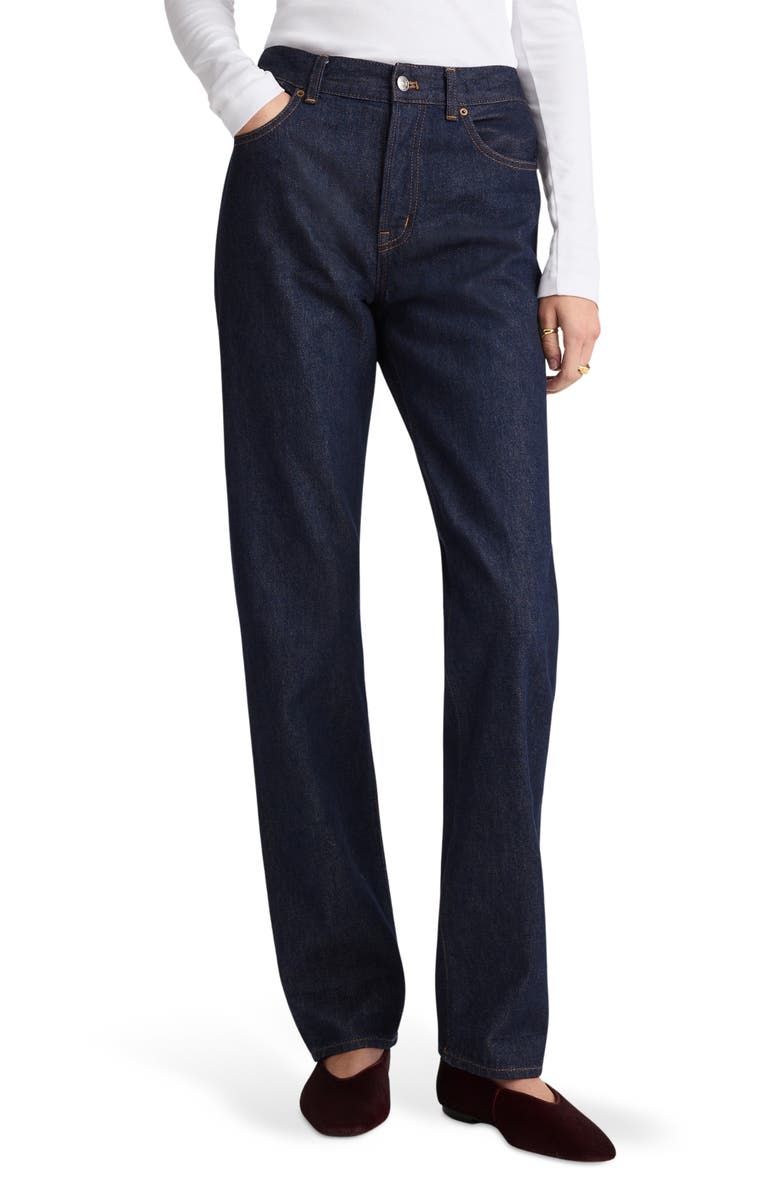 Longline Straight Leg Jeans