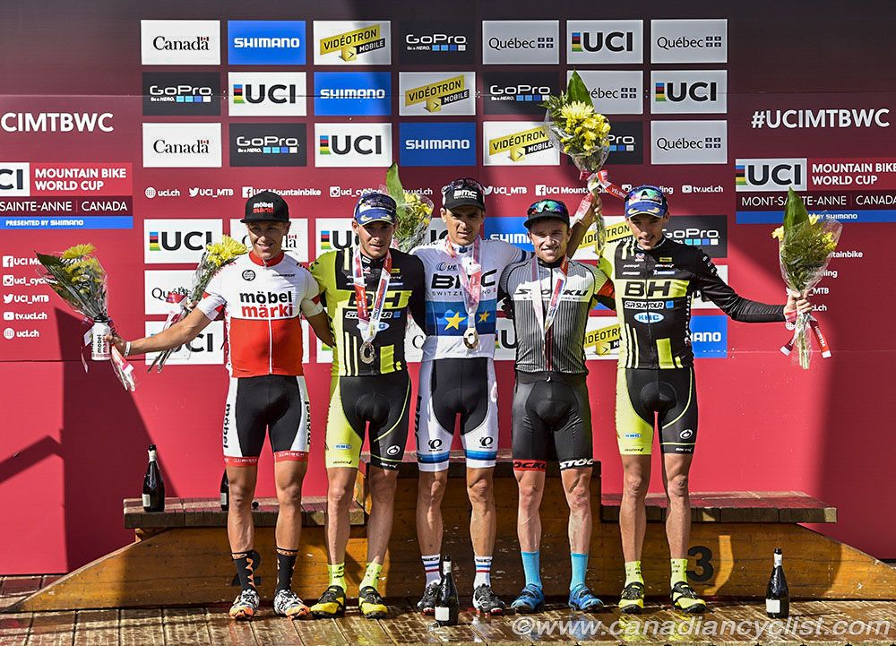 The final podium