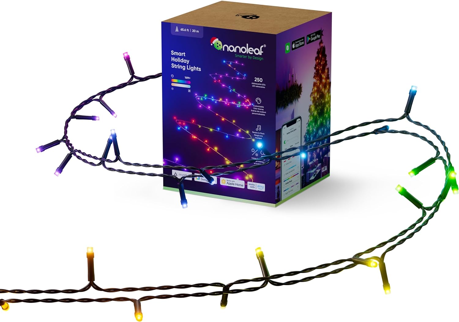 Nanoleaf Smart Holiday String Lights product shot