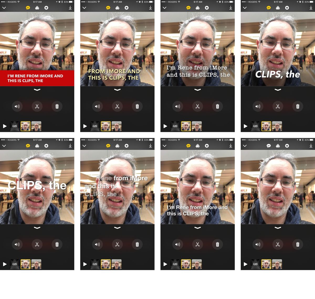 How to record and edit Live Titles in the Clips app | iMore