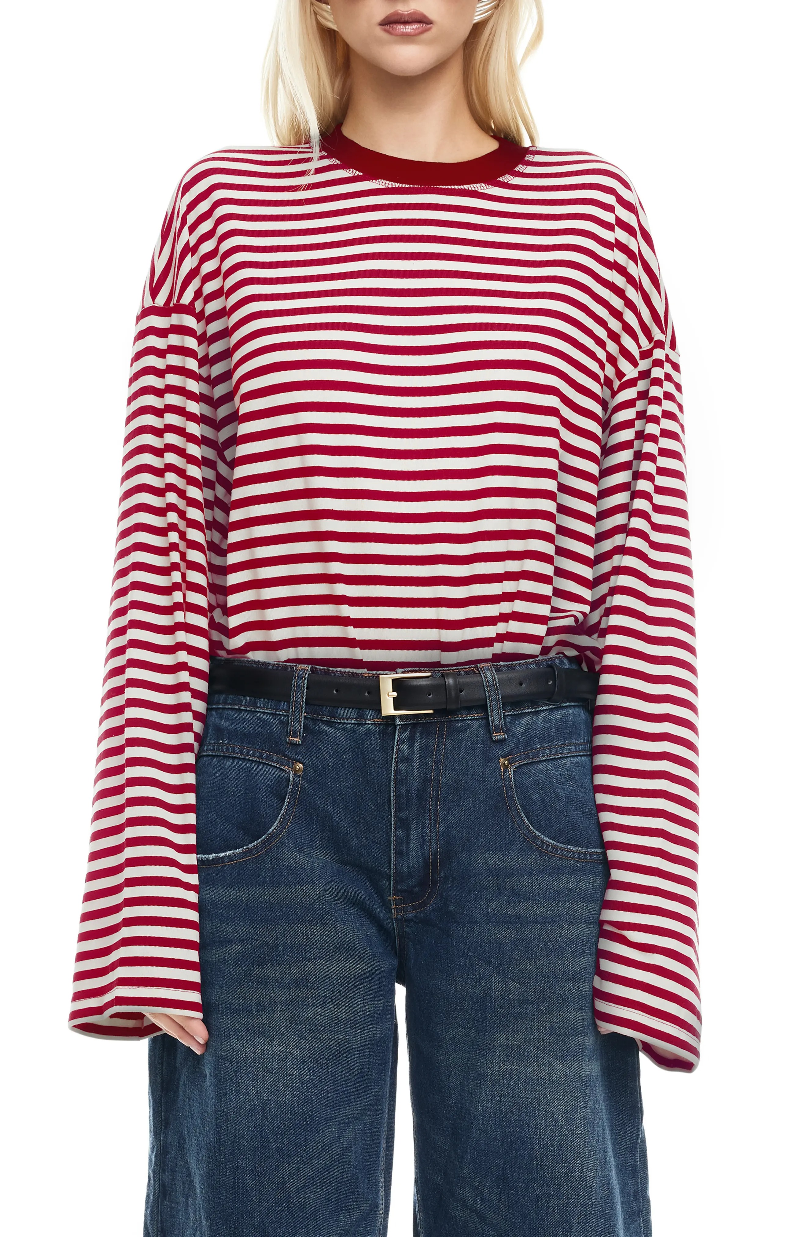 LIONESS, Bloom Stripe Top