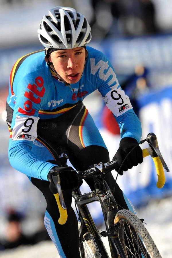 Laurens Sweeck's (Belgium) bib number presaged his placing.