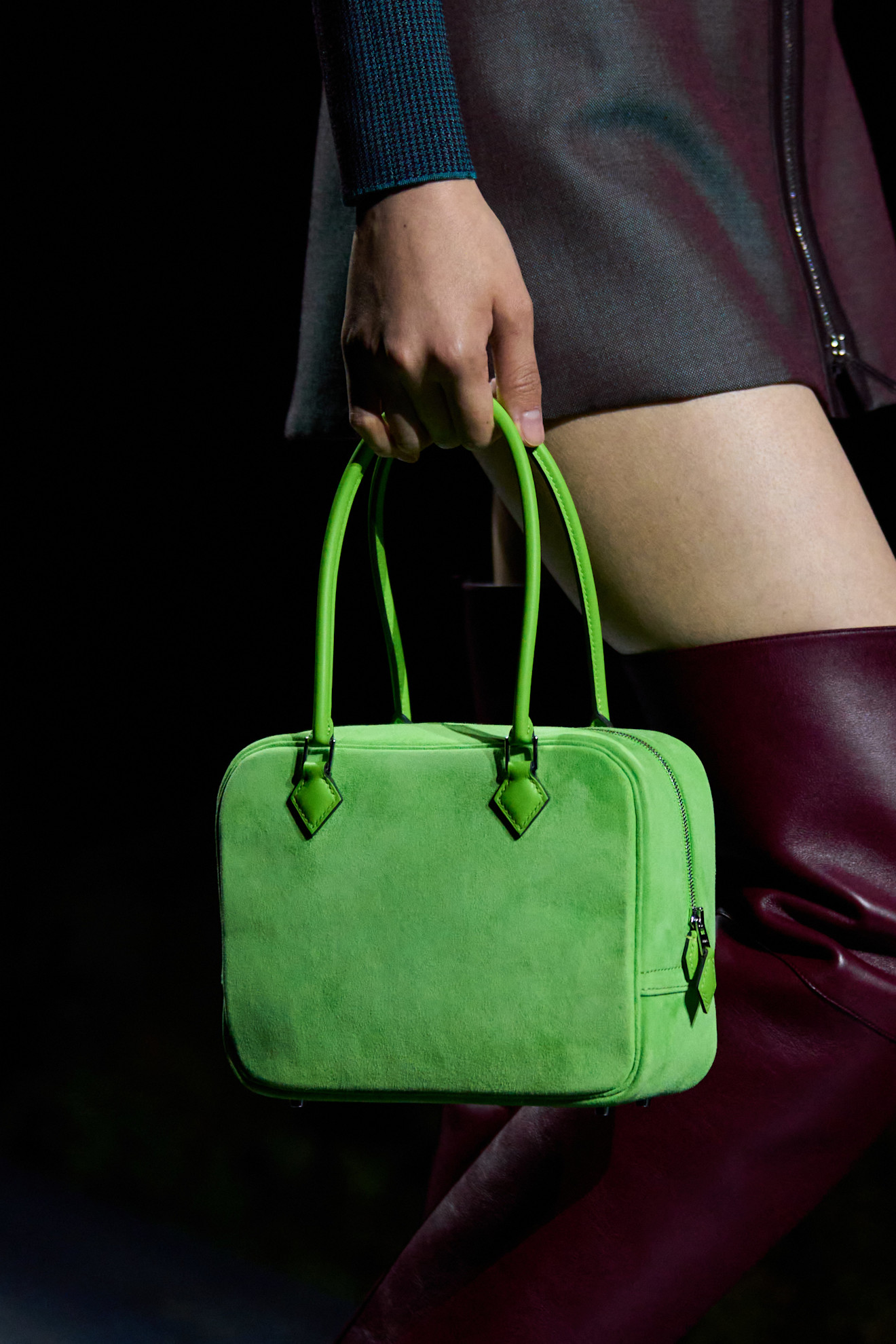 Photo of models walking in Herm&amp;egrave;s Fall Winter 2026 show at Paris Fashion Week.